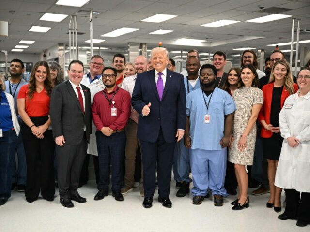 Trump Tours Pharmaceutical Manufacturing Site in Cincinnati, Gives Update on Iran: ‘Way Ahead of Schedule’