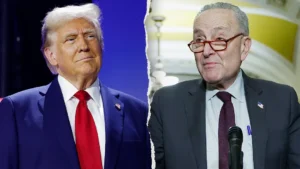 BLUE SLIP: Trump mocks ‘discombobulated’ Schumer over Democrats’ near gaffe on funding ICE