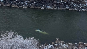 Car crashes into Colorado River due to icy roads near South Canyon