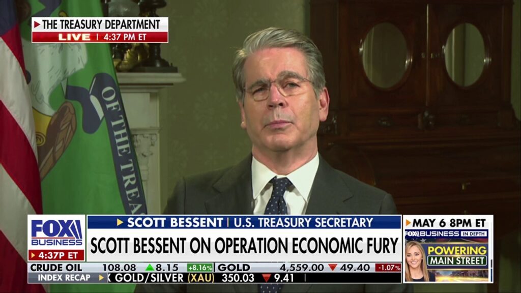 Bessent says US seized nearly $500M in Iranian crypto as Operation Economic Fury sends regime into ‘crisis’