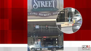 CAUGHT ON CAMERA: Truck crashes into Main Street Station Casino in downtown Las Vegas