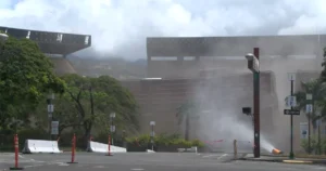 VIDEO: Controlled collapse of Aloha Stadium