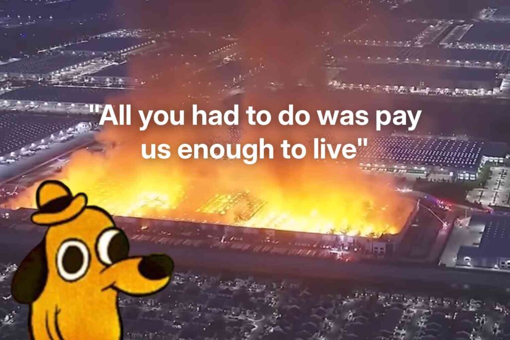 INVASION USA: Cops say man named Abdulkarim filmed himself burning down California toilet paper warehouse