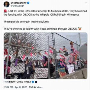 DEMOCRAT CITY OF MINNEAPOLIS: Dildos rise again — Leftists keep proving what dicks they are