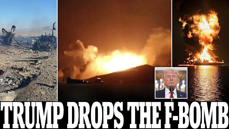 Furious Trump vows to bomb Iran into a living HELL as he makes profanity-laced Easter Sunday threat ending with ‘praise be to Allah’