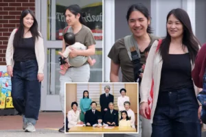 EXCLUSIVE PHOTOS: Japan’s Princess Mako, who gave up royal life to marry a commoner, spotted with little heir — after fleeing NYC for burbs