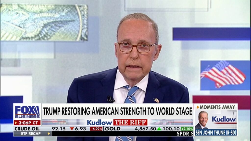 Kudlow: Financial markets are bullish on President Donald Trump