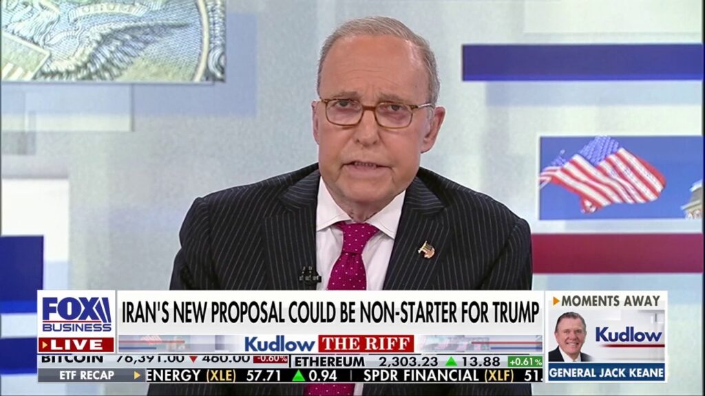 Kudlow: Iran is hanging on by a thread