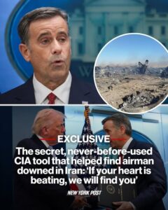 EXCLUSIVE: The secret, never-before-used CIA tool that helped find airman downed in Iran: ‘If your heart is beating, we will find you’