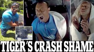 KLUTZ AT THE WHEEL: Tiger Woods DUI arrest bodycam footage reveals his incredibly mundane excuse for rollover crash