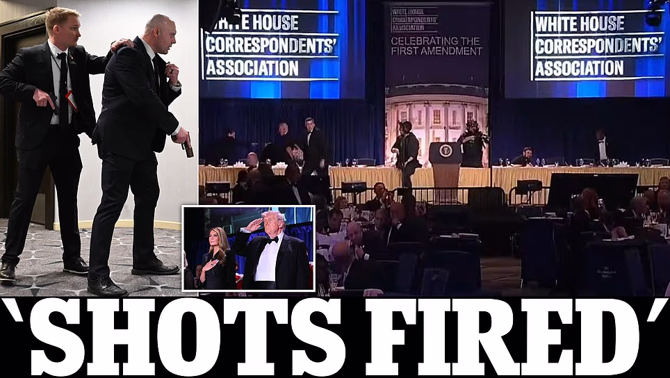 Trump, Melania rushed from table at White House Correspondents’ Dinner after shots fired