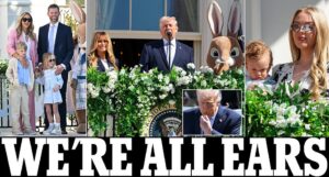 Trump uses family-friendly Easter Egg Roll to celebrate Iran war victories and pilot rescue as he’s joined by Melania, the Easter Bunny and hundreds of kids for annual White House party