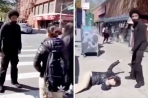 DEMOCRAT CITY OF NEW YORK: Watch what happened after this girl refused to give her number to a thug