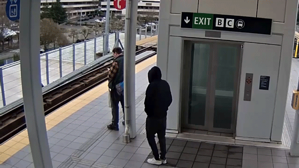 DEMOCRAT CITY OF SEATTLE: Train pusher caught on video trying twice to shove stranger onto tracks