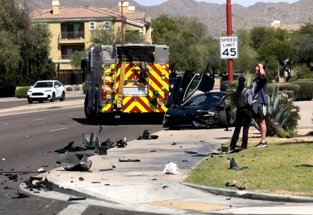 Video shows dazed ex-MLB star Trevor Bauer climb out of $600K McLaren after nasty crash in Arizona: ‘Dude, what the f–k?’