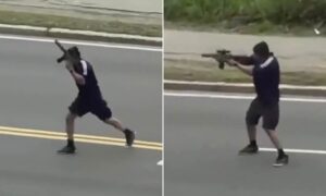 DEMOCRAT STATE: Crazed gunman opens fire on cars in terrifying attack on busy Massachusetts road after being freed from jail for the SAME crime