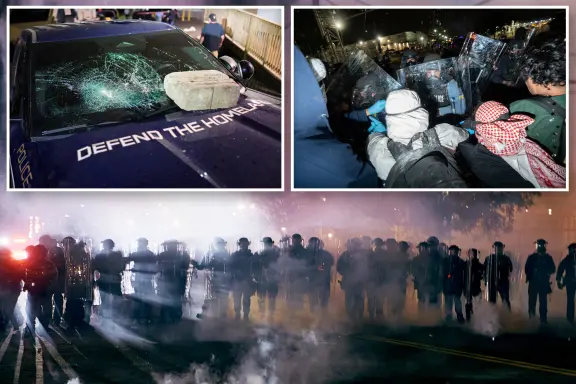 INVASION USA: Delaney Hall anti-ICE clashes rage on – despite New Jersey Democrat governor’s ‘peaceful’ protest zone