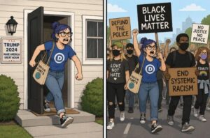 Emotional incontinence and violence are now hardwired into Dems