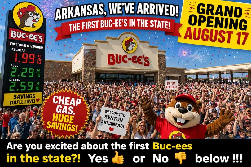 Excitement building for Benton, Arkansas Buc-ee’s grand opening 