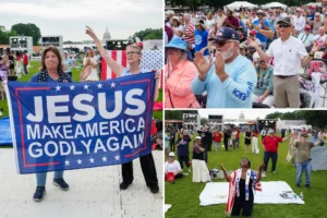 HOLY DAY: Thousands converge on National Mall for massive religious fest heralded by Trump