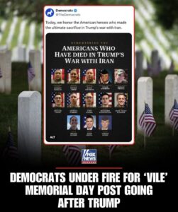 Stepman: Here’s What Democrats Chose to Do This Memorial Day Instead of Honoring Our Fallen Heroes