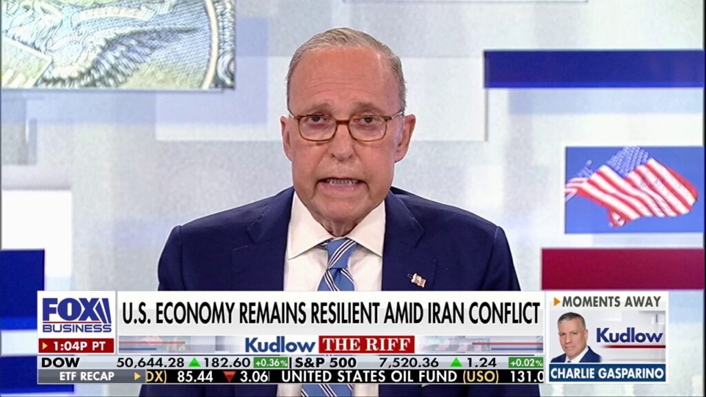 Kudlow: The economy is picking up steam