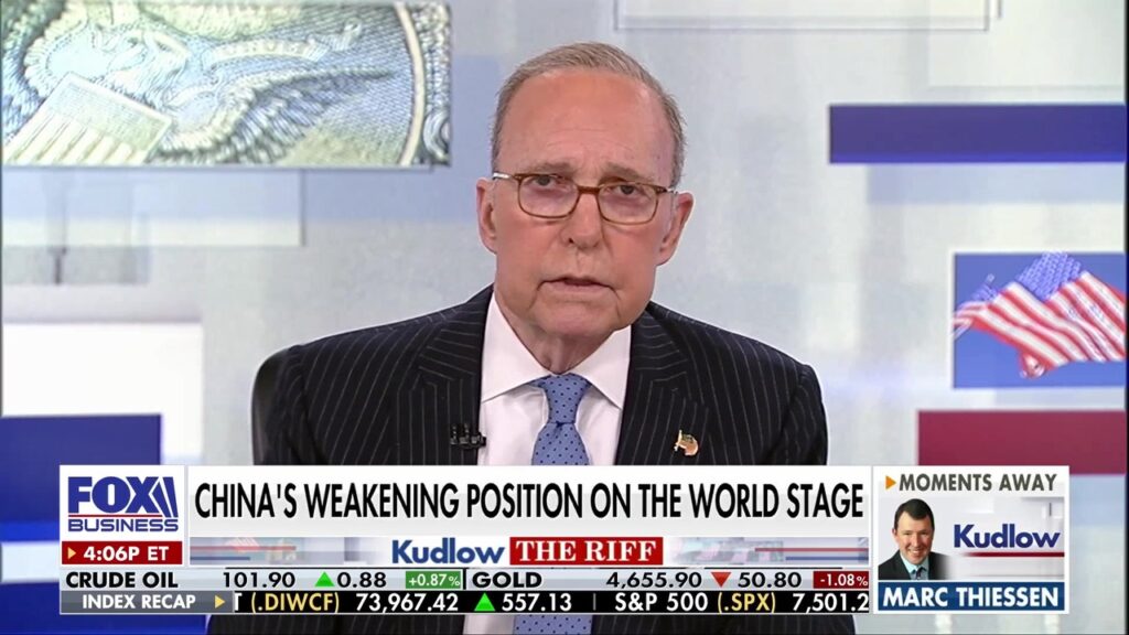 Kudlow: Xi’s saber-rattling is no match for America’s economic boom