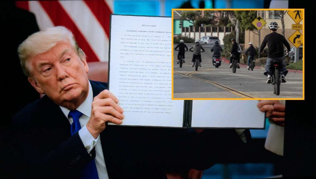 Trump Legalizes Shooting Hooligan Kids On Those Motorized Bicycles On Sight