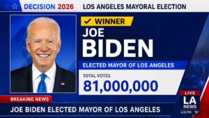 After Mail-In Ballots Tallied, Joe Biden Wins L.A. Mayor Race With 81 Million Votes