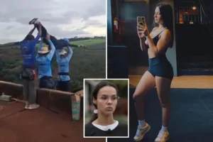 FINAL MOMENTS: Brazilian bungee jumper who plunged from 130-foot bridge without a cord was still alive when she was found, nurse reveals