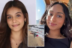 EXCLUSIVE: High-flying friends killed after being swept out to sea while napping on notorious California beach