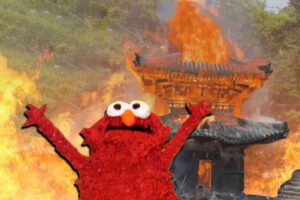 Japanese temple that holds “eternal flame” burns to the ground
