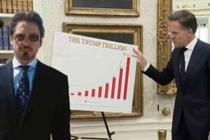 NATO secretary shows off “Trump Trillion” that Canada and Europe have added to their defense budget
