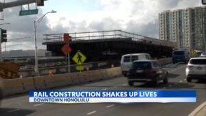 DEMOCRAT RAIL DISASTER: Rail construction shakes up residents in downtown Honolulu