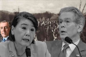 Scott Bessent asked Democrat Rep. Judy Chu if she could name the president during WWI and it did not go well for her