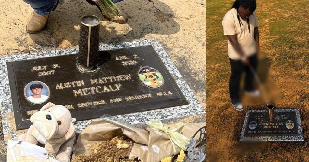 SICKENING: Deranged Ghoul with Over 10,000 Instagram Followers Posts Photo Appearing to Urinate on Austin Metcalf’s Grave While Demanding Freedom for His Murderer