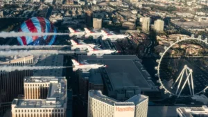 Thunderbirds fly over Las Vegas Valley in America250 celebration