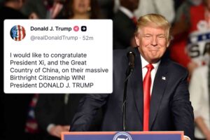 INVASION USA: Trump Congratulates Xi Jinping For SCOTUS Birthright Citizenship Ruling, Demands Congress Act