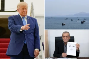 Trump breathes fire at Iran over Hormuz, terror proxies with chilling warning: ‘You won’t even make it back to your f–king country’