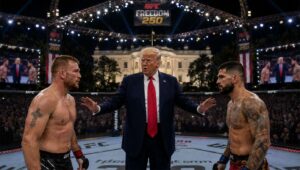 UFC Fight Ends Abruptly As Trump Brokers Peace Deal Between The Fighters