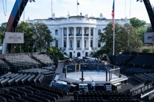 EXCLUSIVE DETAILS: Behind the scenes of White House’s UFC octagon that Trump boasts will host the ‘roughest people’