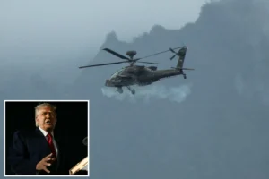 TARGETED ATTACK: Trump vows to retaliate against Iran after revealing US AH-64 Apache helicopter was shot down over Strait of Hormuz