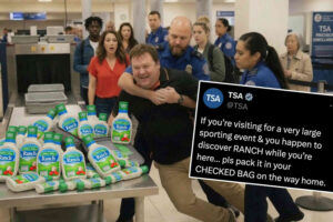 TSA Reminds World Cup Tourists To Pack Ranch In Checked Luggage