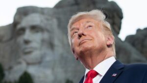 At Mount Rushmore, Trump celebrates America’s greatness and declares communism its mortal enemy