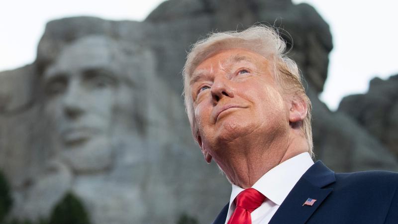 At Mount Rushmore, Trump celebrates America’s greatness and declares communism its mortal enemy