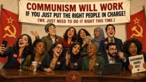 Communism Hasn’t Been Done Right. (Yeah, That’s The Ticket.)