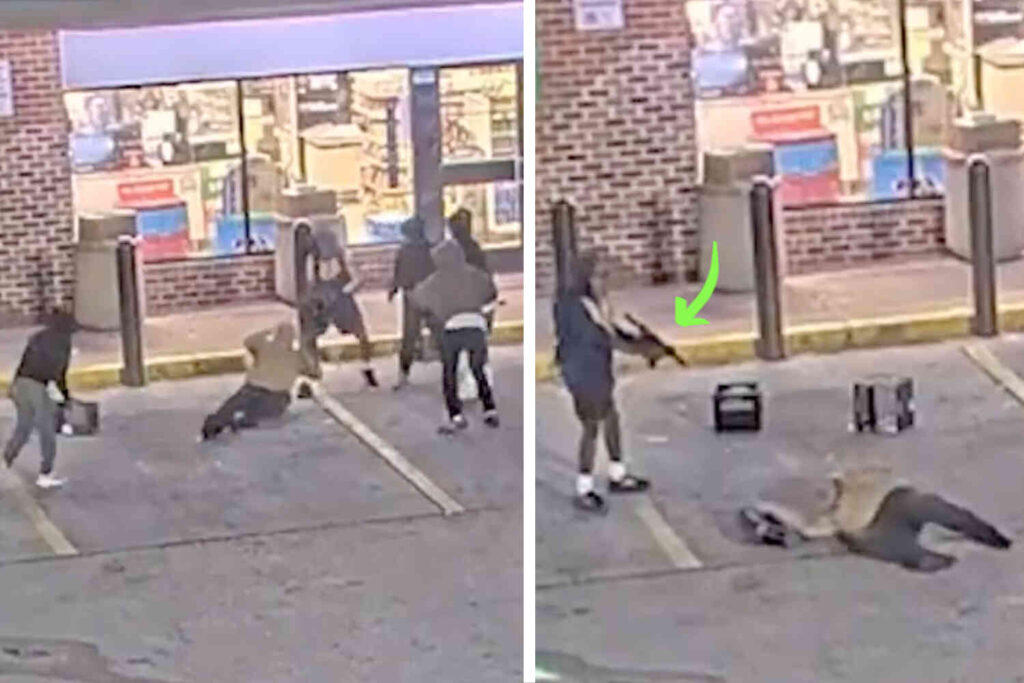DEMOCRAT CITY OF BALTIMORE: Elderly white man ruthlessly attacked by feral mob of “teens”