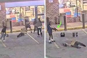 DEMOCRAT CITY OF BALTIMORE: Elderly white man ruthlessly attacked by feral mob of “teens”