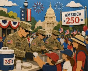 Happy birthday America, a special thanks to our National Guard