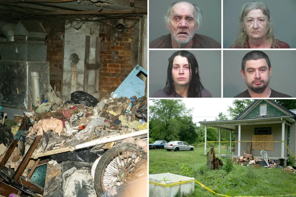 EXCLUSIVE: Inside Ohio house of horrors where 16 ‘feral’ kids were rescued — stomach-churning pics reveal filthy, inhumane conditions